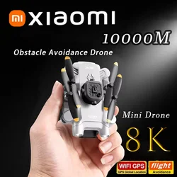 샤오미 V30 미니 드론 카메라 포함, HD 8K 1080P FPV RC 드론, 전문 5 면 장애물 회피 헬리콥터 드론 장난감, 신제품