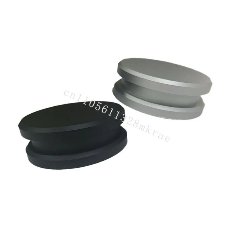 

New customized CNC lathe processing anodized aluminum black record weight stabilizer for phonograph aluminum stabilizer