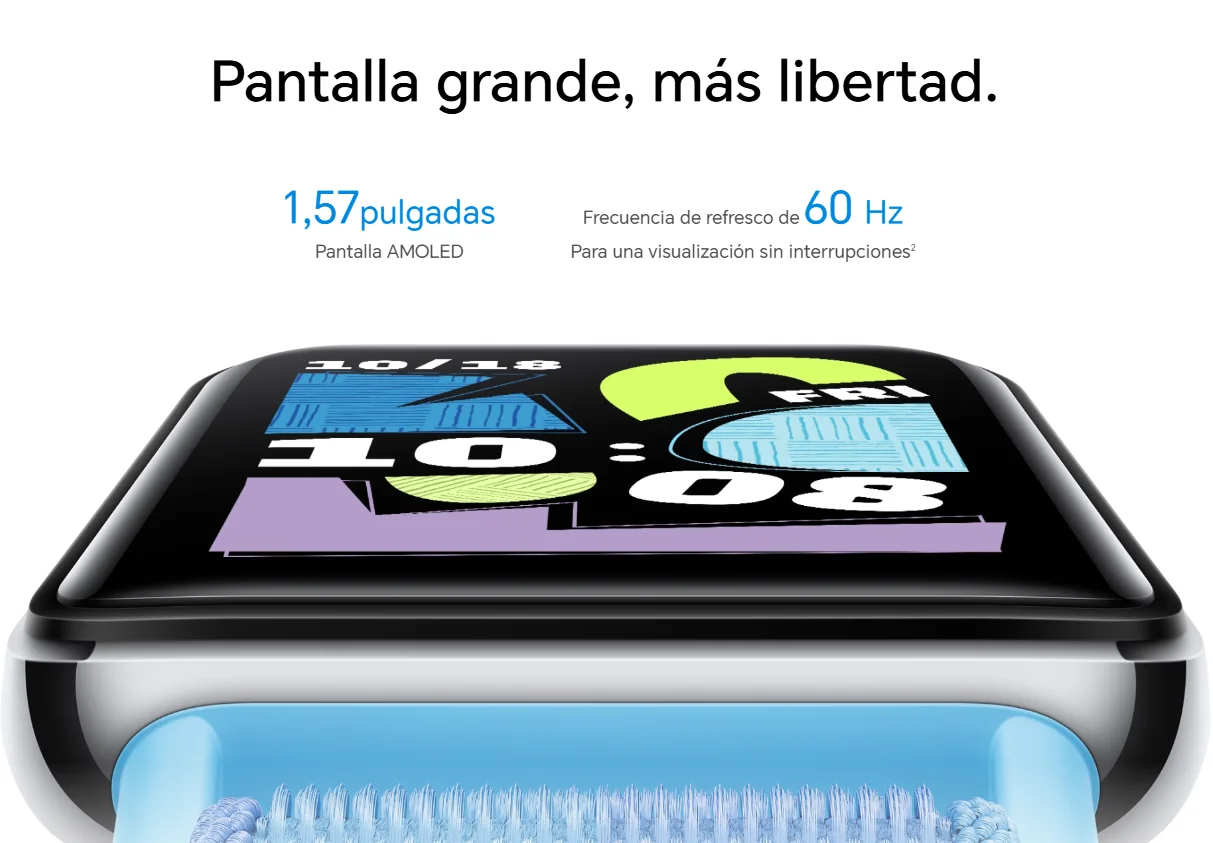 relojes inteligentes smartwatch – HONOR Band 10, Negro Versión EU, Pulsera de actividad Diseño de bordes curvos | Salud matutina | 14 días de duración de la pila 4