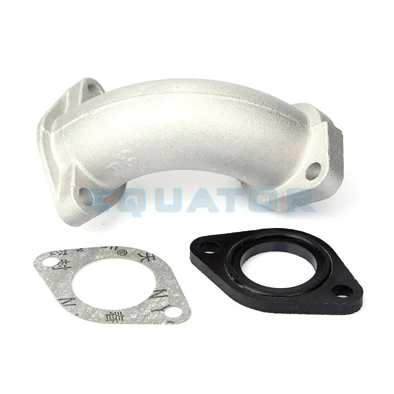 

56-2 Motorcycle Carburetor Manifold Intake Inlet Pipe + Gasket For 110cc-160cc Engine Lifan YX Quad Dirt Pit Bike ATV Buggy Quad