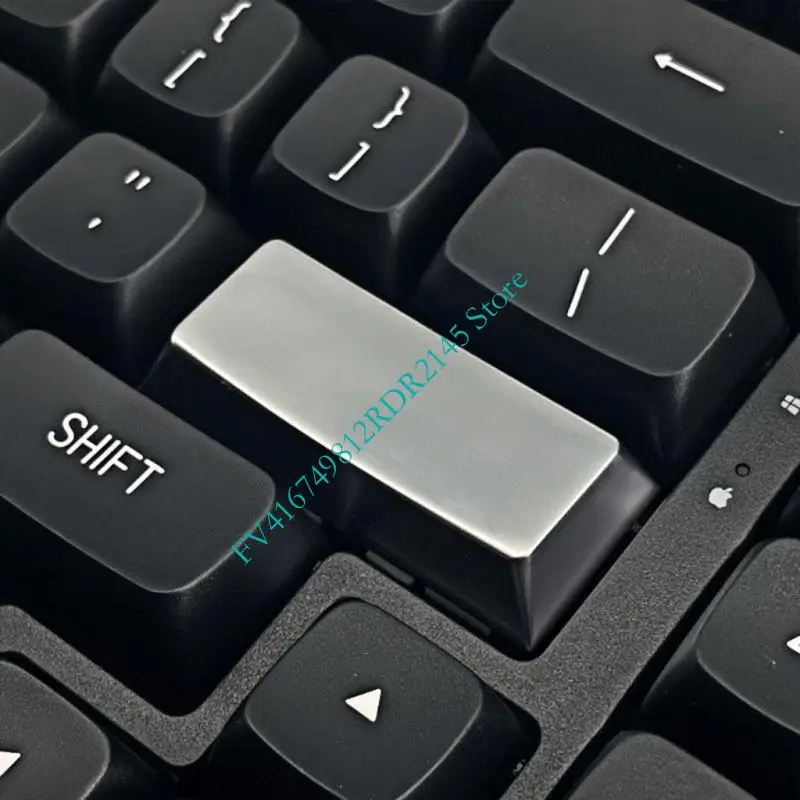 B2EF أدخل الزر الرئيسي للمعادن الفضية الفضية اللامعة للوحات المفاتيح