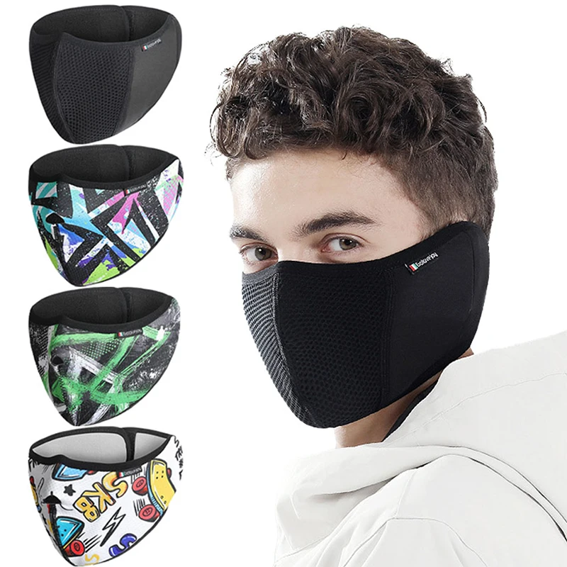 

Thermal Windproof Balaclava Mask Unisex Reusable Fleece Face Cover for Skiing Cycling Motorcycle Anti Dust Outdoor Sports