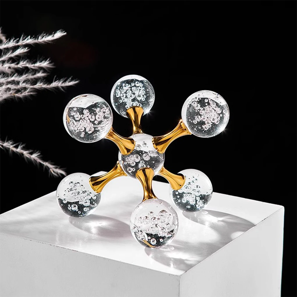 Modern Tabletop Decoration Creative Art Crystal Ball Light Luxury Luxury Living Room Porch Wine Cabinet Decoration