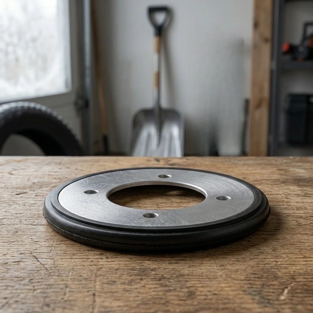 Snowplow Drive Friction Disc Outer Diameter 126mm Diameter 57mm High Friction Resistant Slip Snow Blower Removal Equipment Part