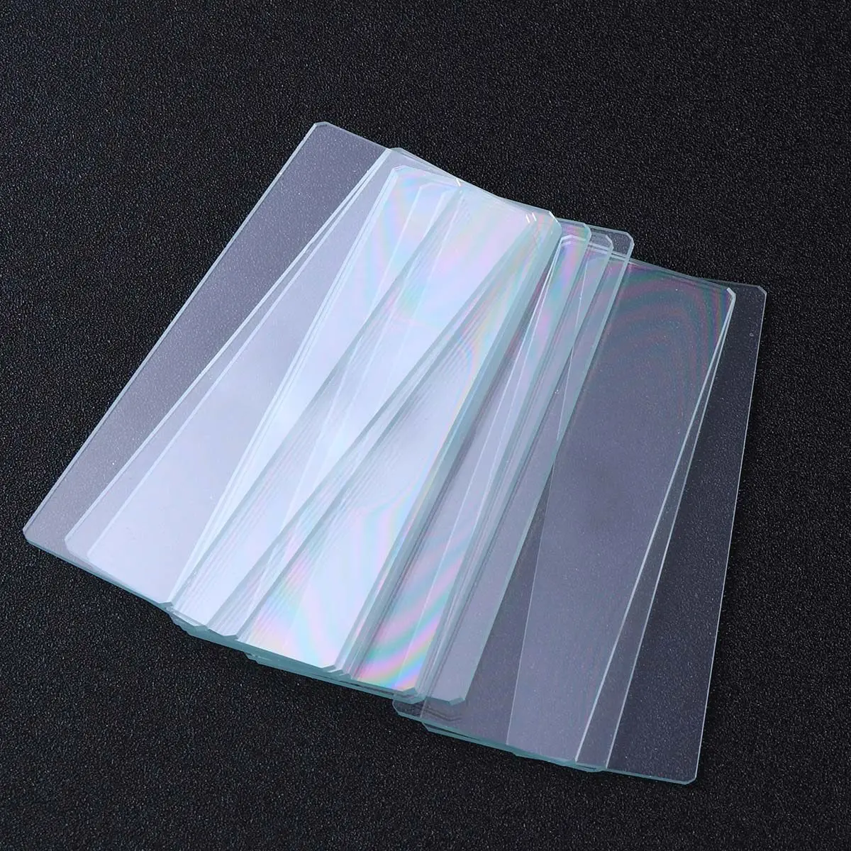 

12Pcs Optical Glass Microscope Slides Blank Polished Smooth Edges for Biological Science Education Research Materials