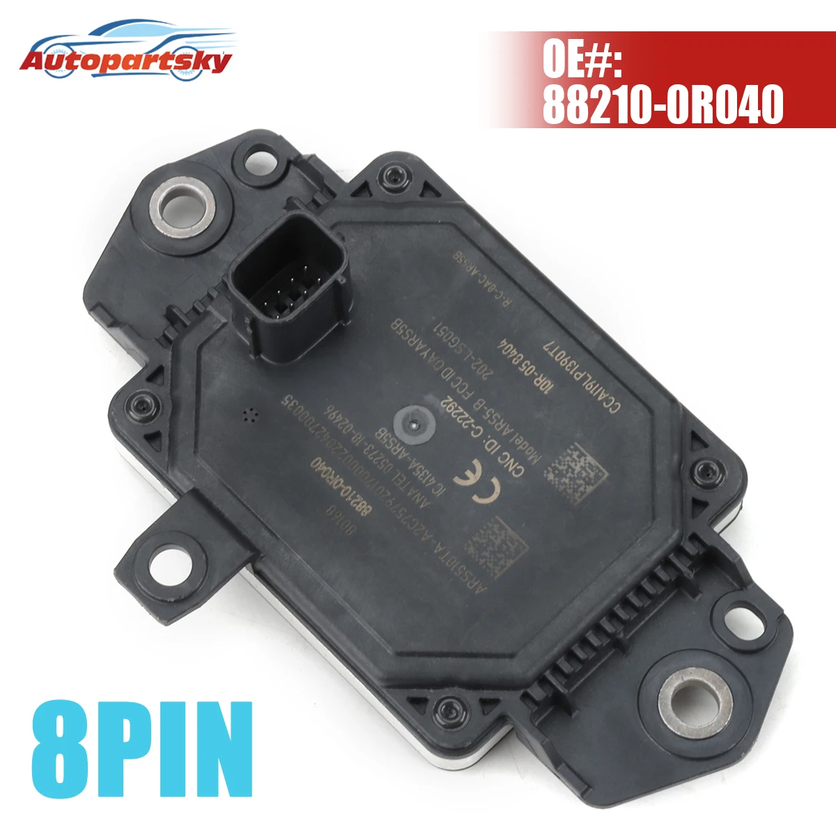 

For Toyota RAV4 RAV 4 2019 2020 2021 2022 88210-0R040 882100R040 Adaptive Control Cruise ACC Distance Sensor Radar Module Unit