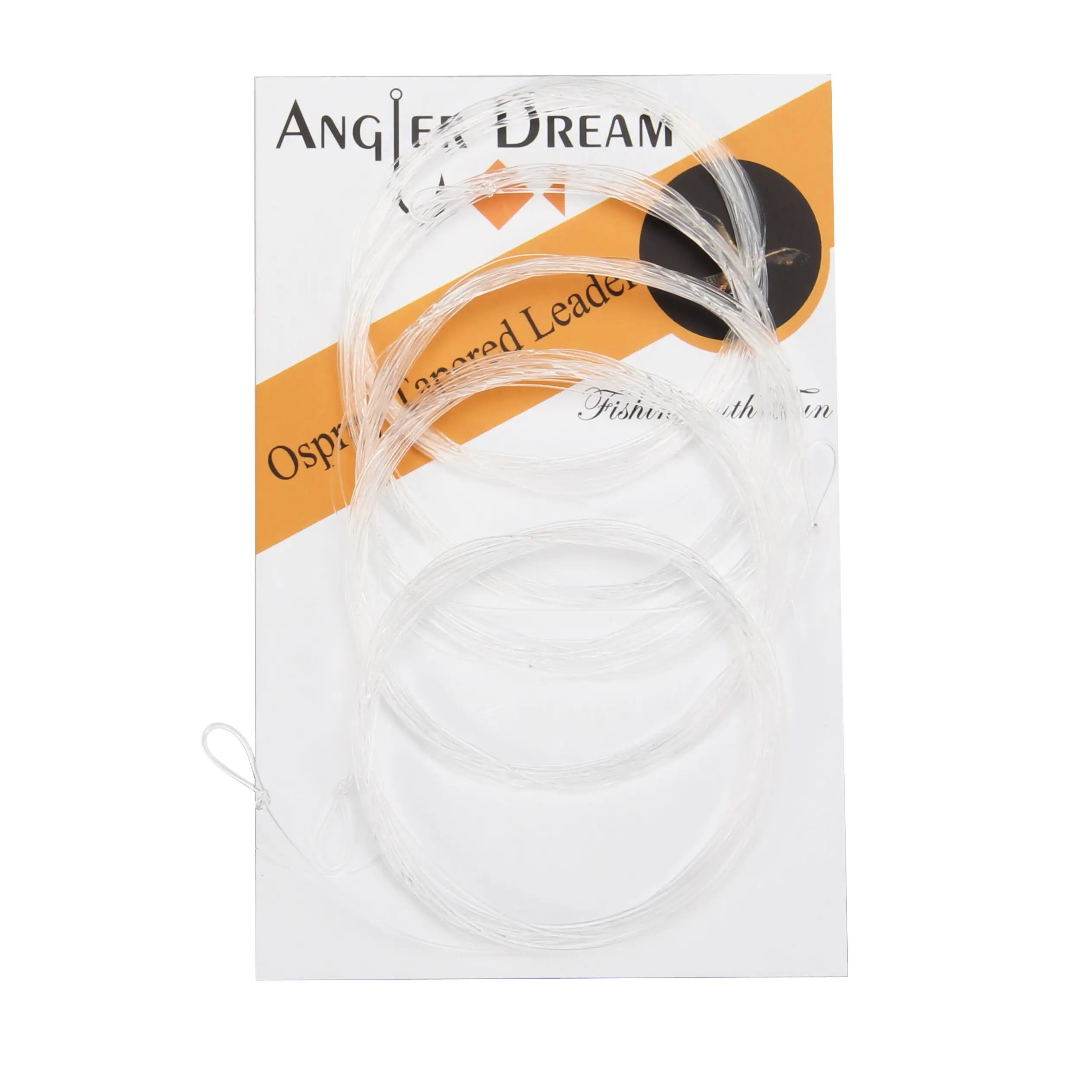 

ANGLER DREAM 5 Pack Fluorocarbon Fly Leader 9FT 0x/1x/2x/3x/4x/5x/6x/7x Fluorocarbon Tapered Fly Fishing Leader