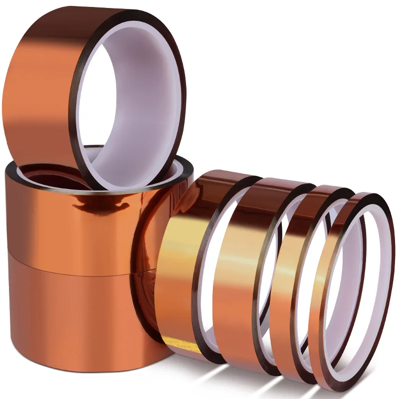Heat Resistant Sublimation Tape , Gold High Temperature Tape For Electronics Masking, Soldering, Protecting Circuit