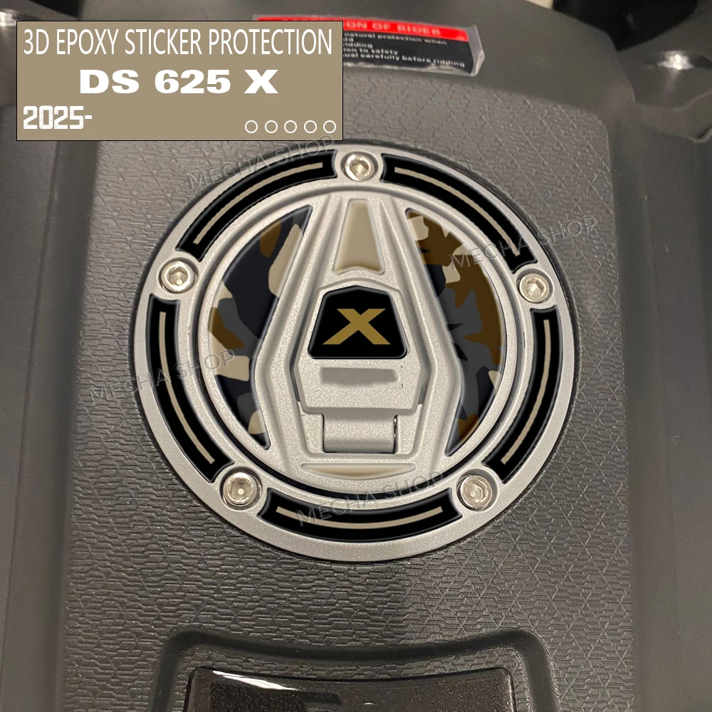 

Fuel Tank Pad Stickers for Voge Valico 625DSX 625 DSX 2025 Motorcycle 3D Resin Protective Sticker Kit