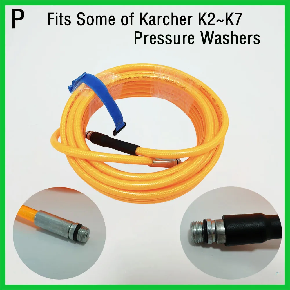 

0.5-40M High Pressure Car Cleaning Water Hose Pipe Extension Hose Fits Some of Karcher K2~K7 Pressure Washers