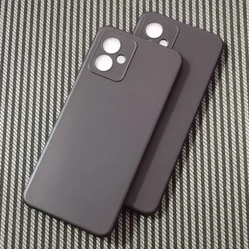 Etui na telefon TPU do Motorola Moto G14 Etui na telefon Moto G14 Frosted Black Silicone Case Soft Shell Capa