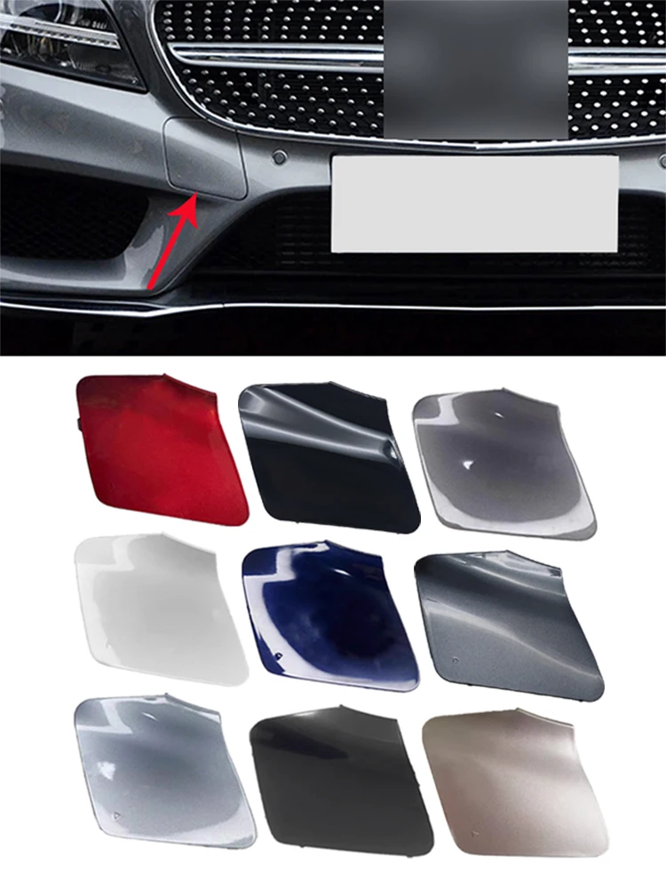 For Mercedes Benz W218 C218 CLS Class CLS400 CLS550 2015 2016 2017 2018 Front Bumper Tow Hook Cover Lid Trailer Hauling Eye Cap