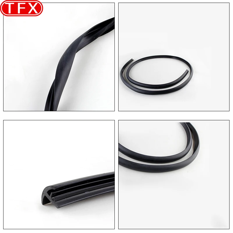 For Skoda Kodiaq 2017-2020 Car Styling Sound Insulation Strip Central Control Rubber Sealing Strip Auto Interior Accessories