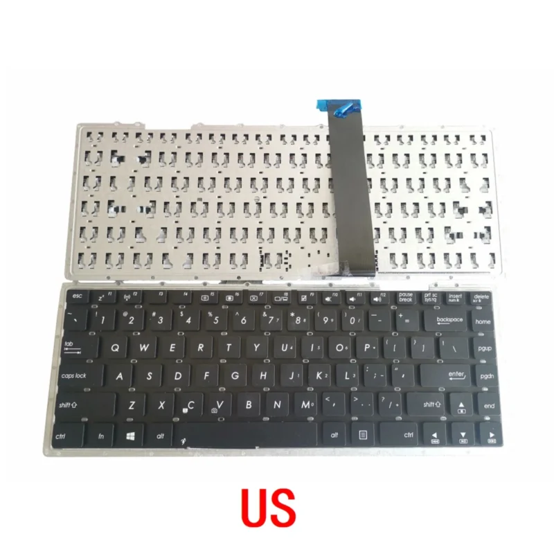 For ASUS X450 Y481C X450V R405C X450VB K450V F451 PC US Russian Spanish Keyboard