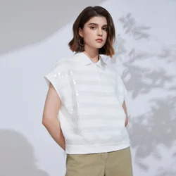 K2363X camicetta estiva in cotone di alta qualità abbigliamento donna camicie di abbigliamento donna di lusso