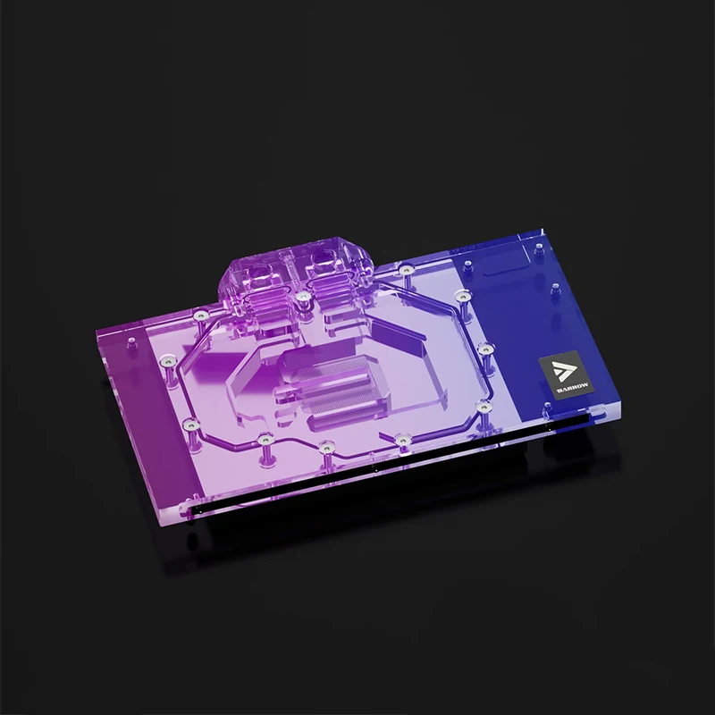 Barrow GPU Water Block per Gigabyte RTX 5090 D GAMING,WINDFORCE 32G Dispositivo di raffreddamento della scheda grafica con piastra posteriore, 5 V, BS-GIG5090-PA