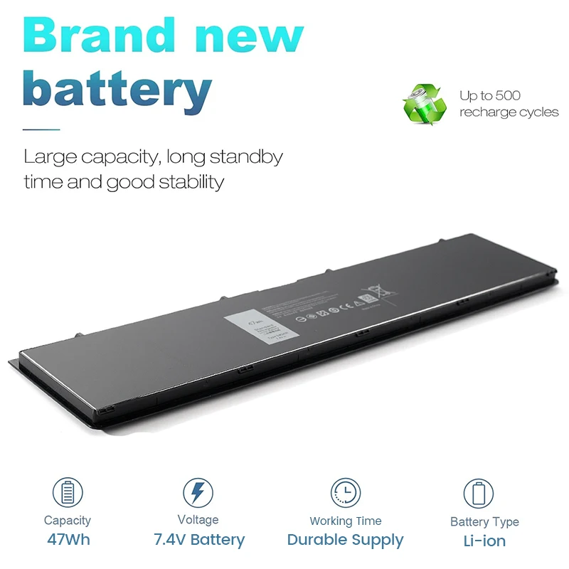 SOMI 34GKR E7440 Battery for Dell Latitude 14 7000 E7440 E7450 E7420 7440 7450 E225846 PFXCR 0G95J5 F38HT V8XN3 909H5 47Wh