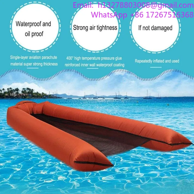 

Colorful Summer Floating Bed Water Hammock Inflatable Floating Beds Beach Swimming Pool Lounge Float Bed Chair For Kids Adults
