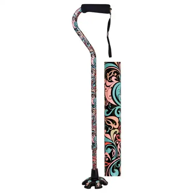 

Essential Medical Supply Couture Offset Moda Cane Con Punta De Pie Súper Grande a Juego, Estilo Celebra Fot