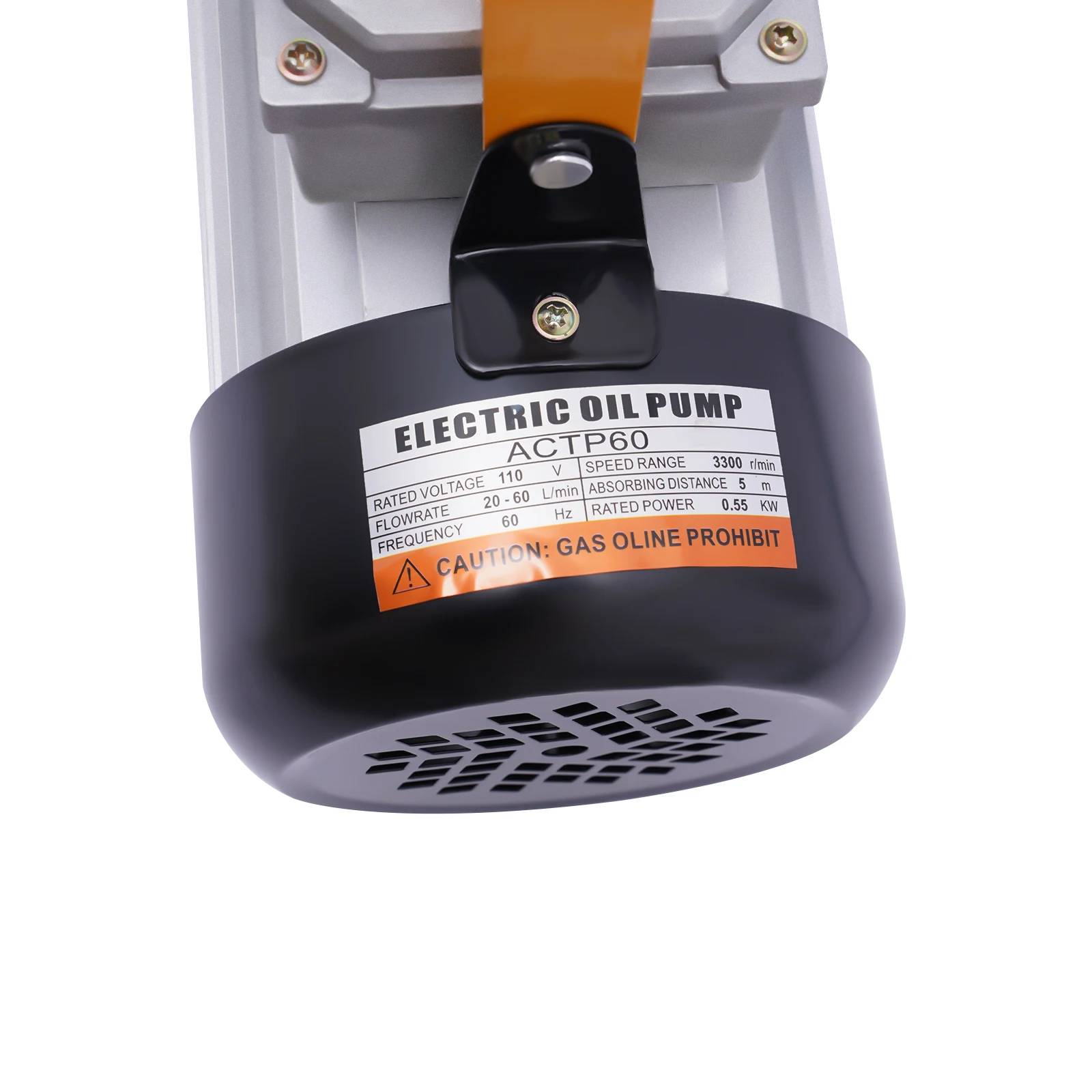 مضخة نقل الوقود ذاتية التحضير 110 فولت تيار متردد، مضخة نقل الزيت 60 لتر/دقيقة 550 وات مضخة زيت كهربائية مضخة تغيير زيت الديزل والكيروسين #6