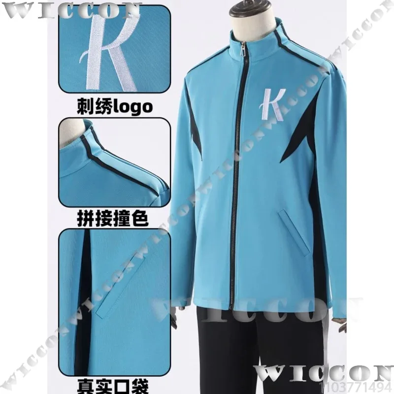 

Аниме Run with the Wind Косплей Kiyose Haiji Kurahara Kakeru Костюм Синее пальто Брюки Спортивный костюм Мужчины Женщины Хэллоуин Ck;3,c'5.b;8'