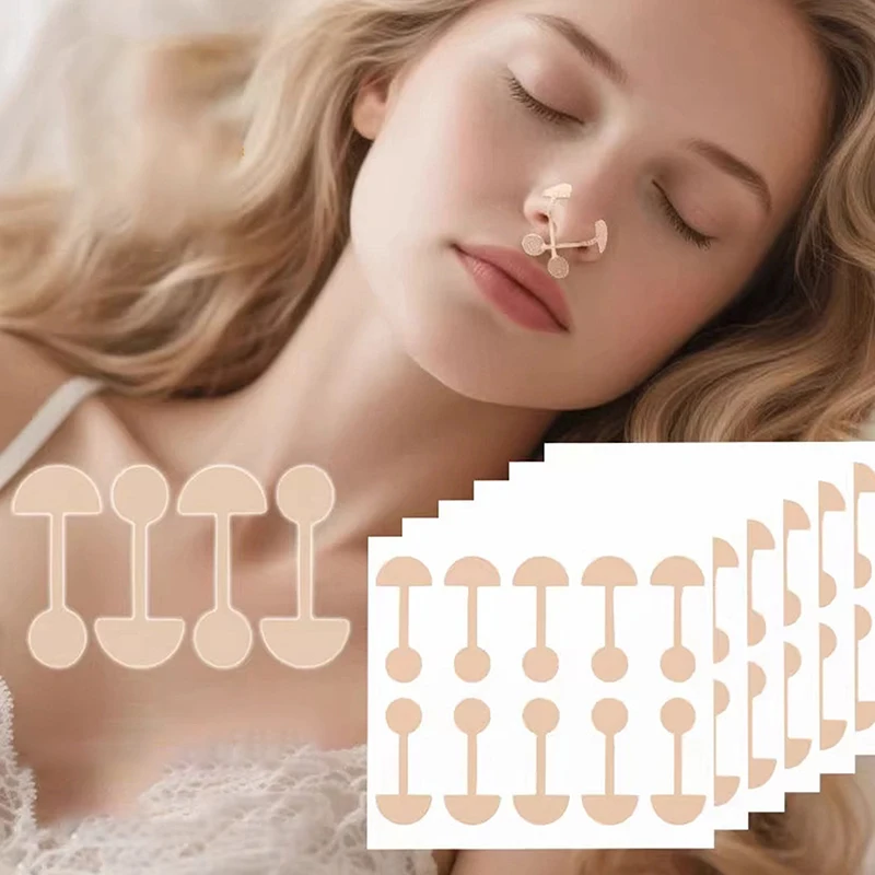 50/100 بقع تقلص الأنف الجناح ملصقات تأثيري الأنف يتقلص شرائط الأنف يتقلص رقيقة أجنحة الجمال غير مرئية ضيق الأنف #4