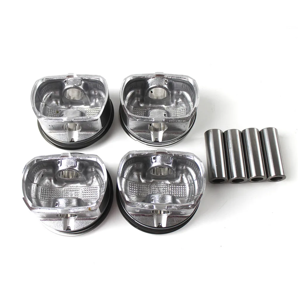 DPGKITS 4pcs STD Piston & Ring Set G4KD 23410-2G000 for 10-13 Tucson Forte Forte Koup Forte 5 2.0L Pistons Rings Rods & Parts