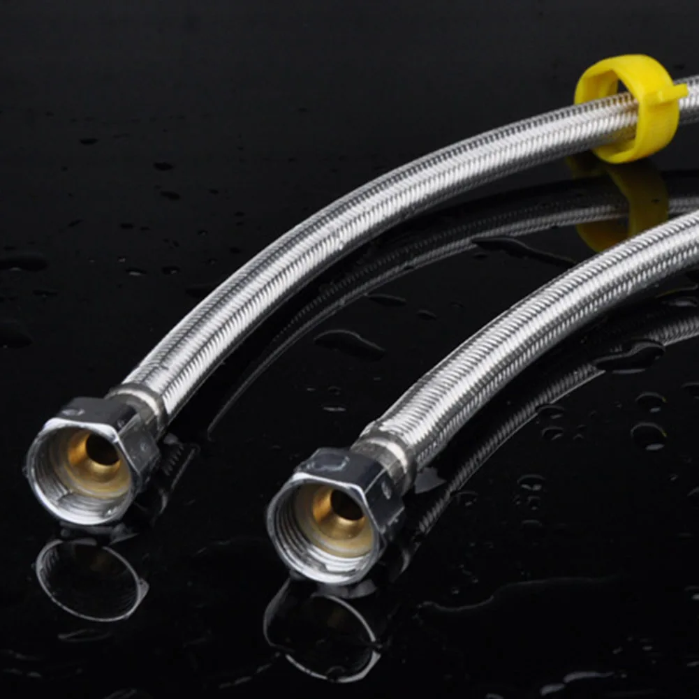 1 pz in acciaio inox idraulico a prova di esplosione tubo flessibile intrecciato rubinetto tubo dell'acqua doccia accessori per il bagno