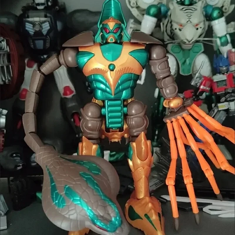 Nieuw op voorraad Jiangyou Transformation Toy Vice Battler Beast Wars Quickstrike Metal Action Figure ‌   Model Halloween kerstcadeau