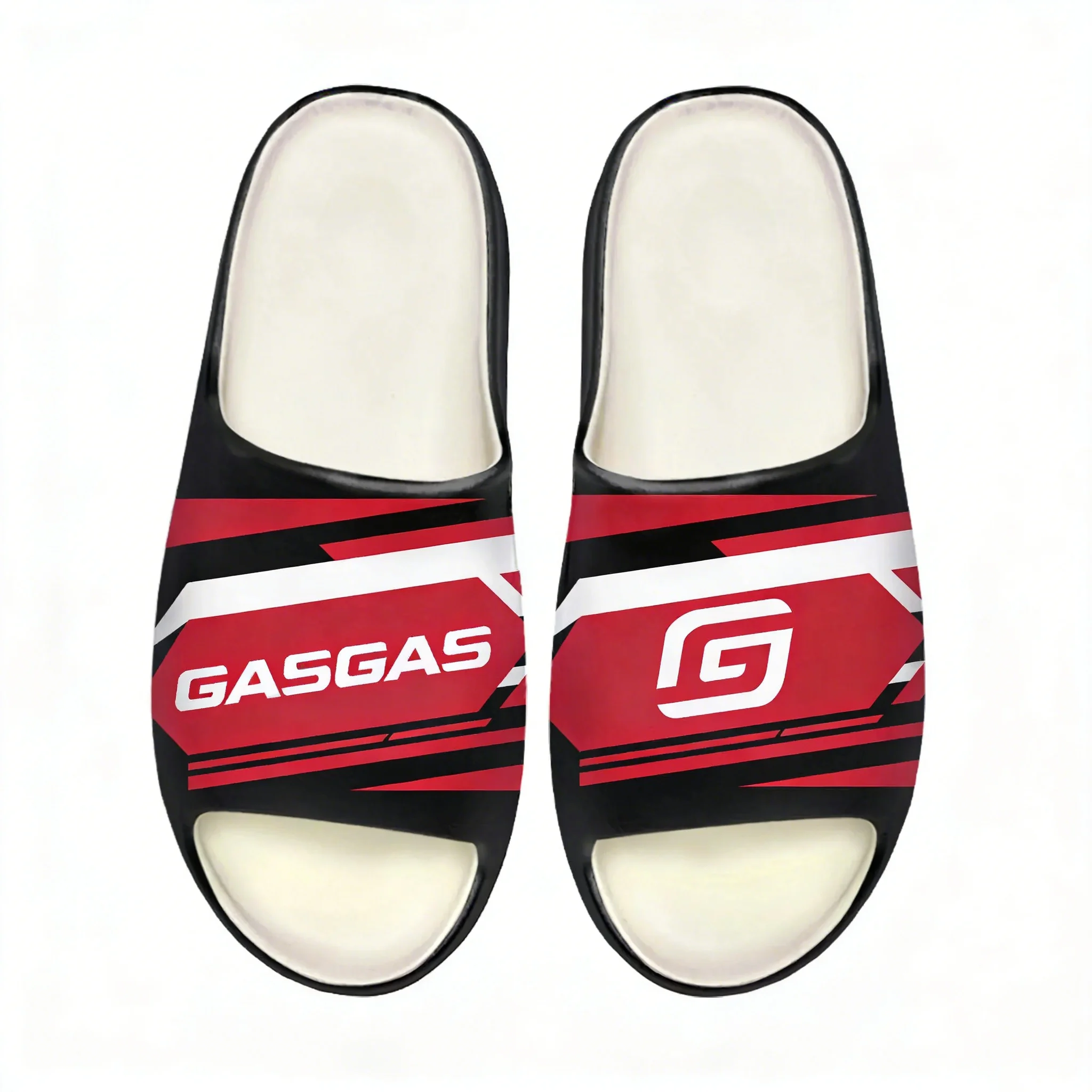 

GASGAS Motorcycle shoes Soft Sole Sllipers Home Clogs Step On Water Shoes Mens Womens Teenager Step in Customized Sandals