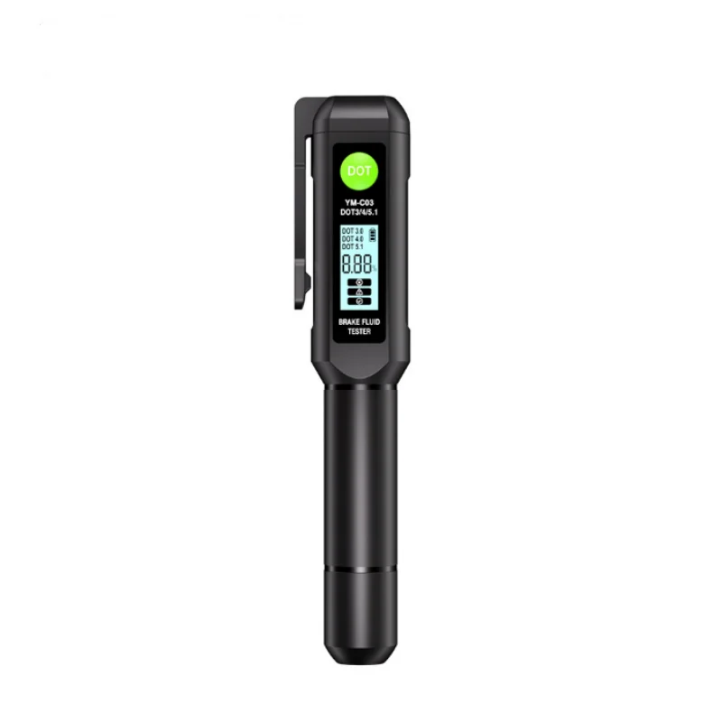DOT4/DOT5.1 Brake Fluid Tester Oil Tester Auto Brake Liquid Oil Mini Tester Detector Tool Metal Probe With Sound