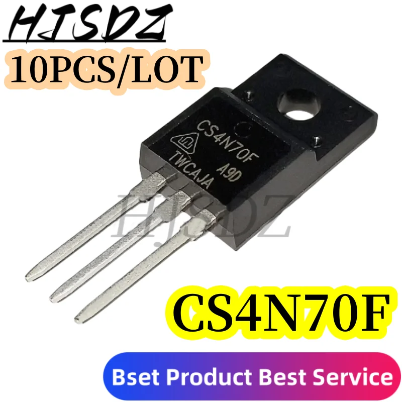 Original nuevo 10PCS/LOT  CS4N70F 4A/700V TO-220F