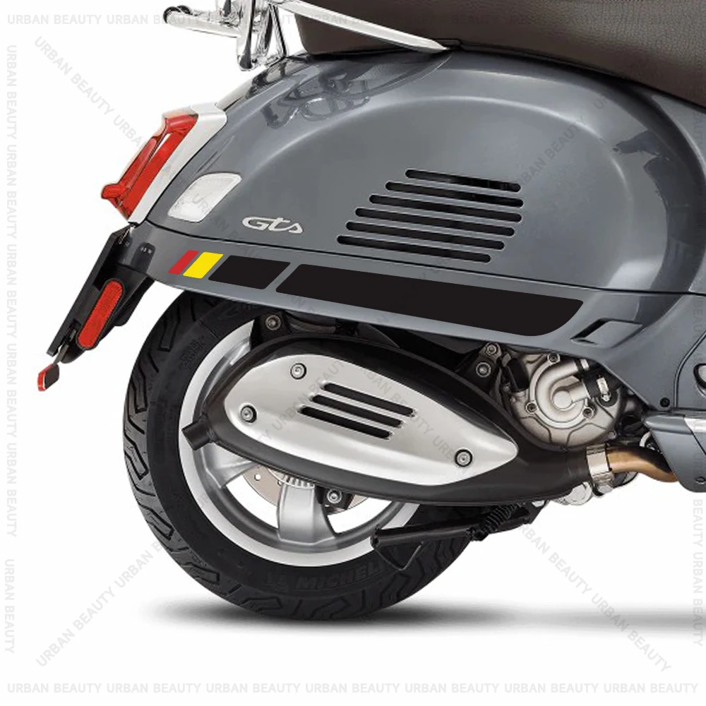 2pc Motorcycle Motor bike Decal Waterproof Sticker For Vespa PRIMAVERA GTS super 946 Red GTV Sprint Sei Giorni elettrica Picnic