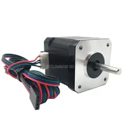 Nema 17 Stepper Motor 48mm Body 5mm Shaft Holding Torque 0.56N.m 1.7A for CNC Laser and 3D Printer