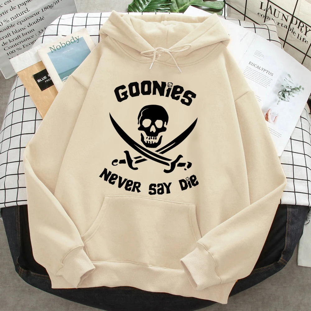 Skull hoodies women streetwear 2023 90s clothing sweatshirts female 90s Hooded Shirt