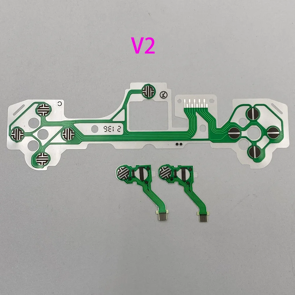 V1 V2 غشاء موصل استبدال زر الشريط لوحة دوائر كهربائية لوحدة تحكم PS5 LR ABXY D Pad