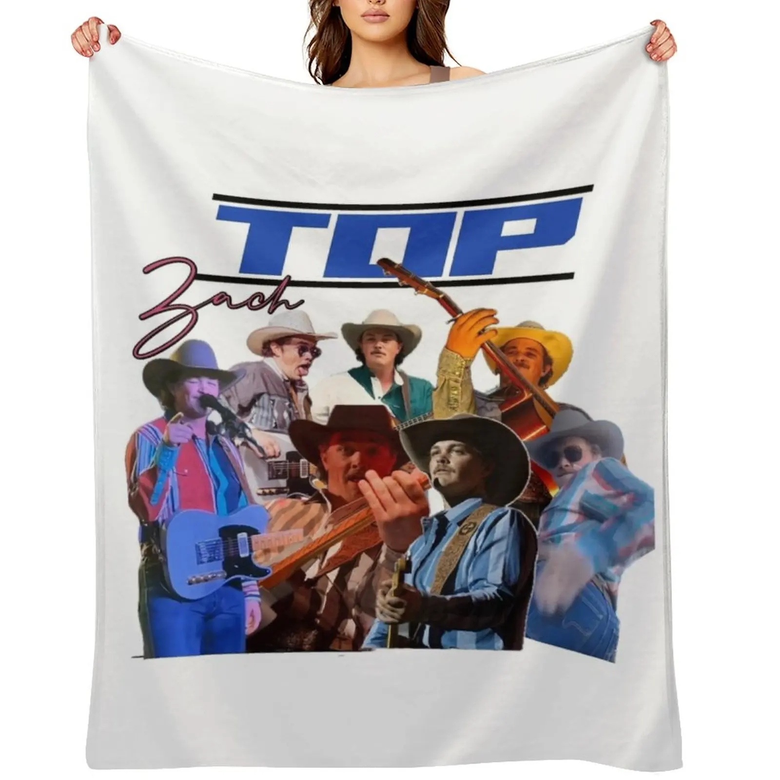 

Zach Top Collage Throw Blanket wednesday Luxury Thicken Moving Custom Blankets