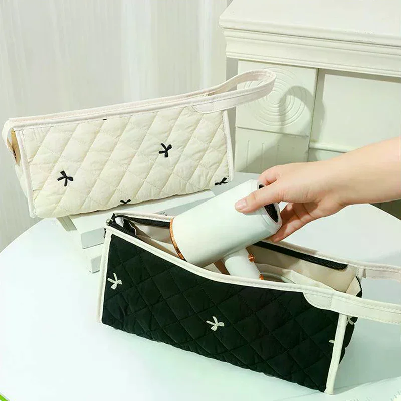 

Стеганый дорожный чехол, совместимый с Dyso Airwrap и Shark Flexstyle, хлопковая сумка для хранения с цветочным принтом для фена Dyso