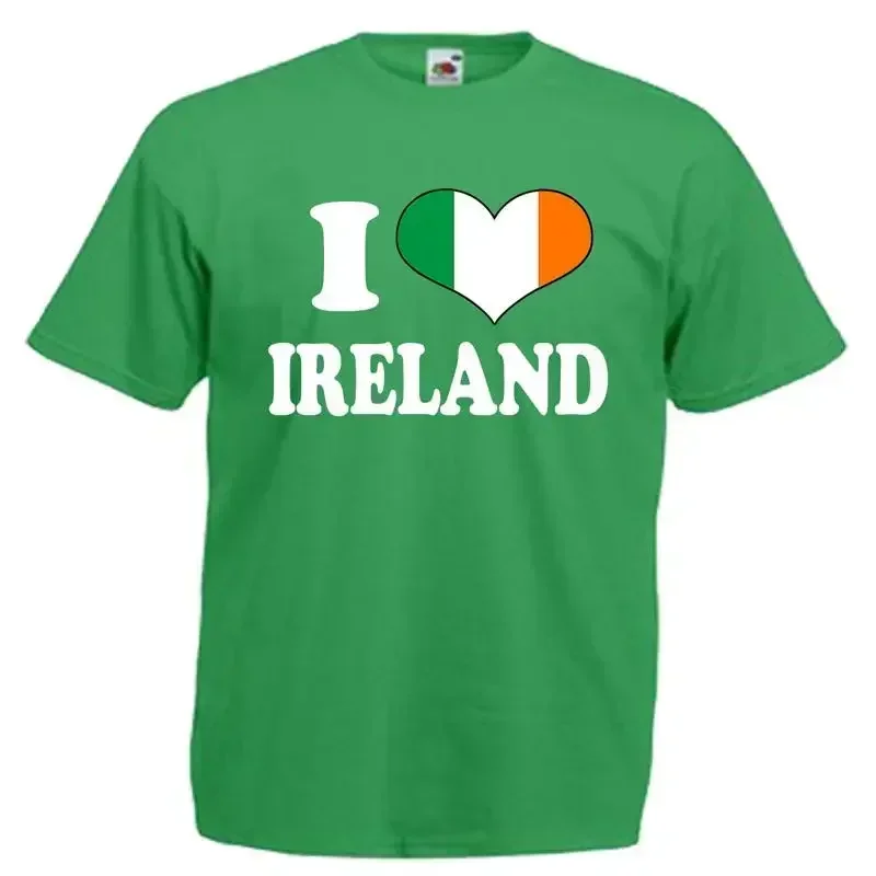 I Love Heart Ireland Adults Mens T Shirt 12 Colours Size S 3XL