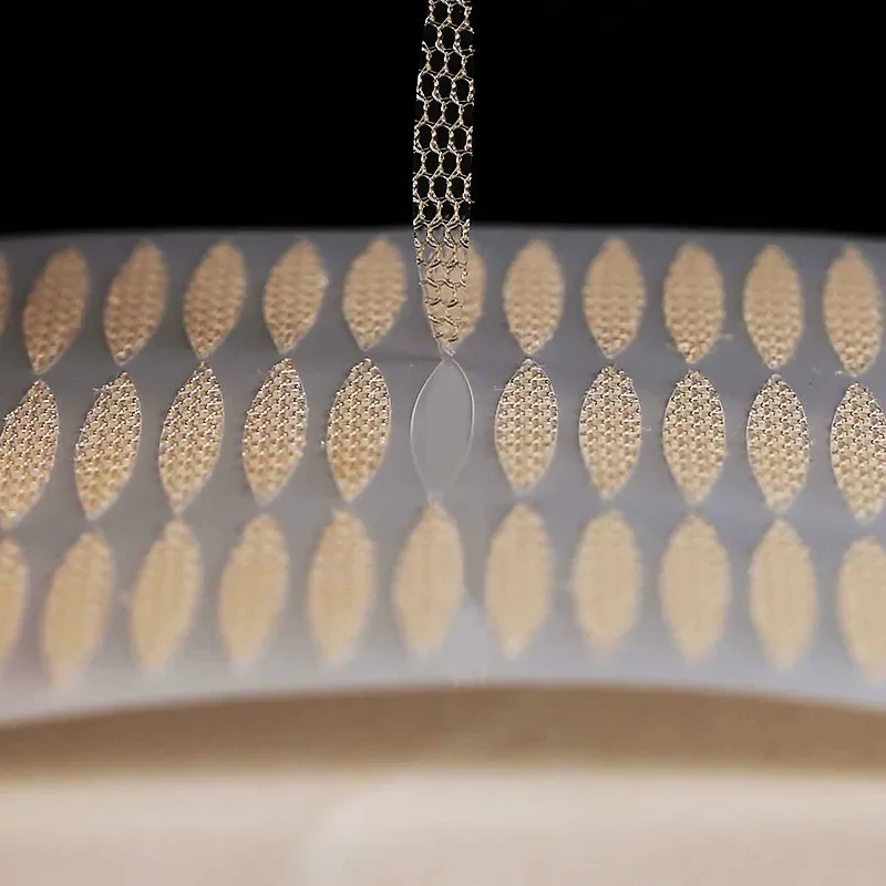 480 pçs stealth dupla dobra fita da pálpebra fibra adesivo rendas natureza claro bege listra auto-adesivo natural maquiagem dos olhos com ferramenta