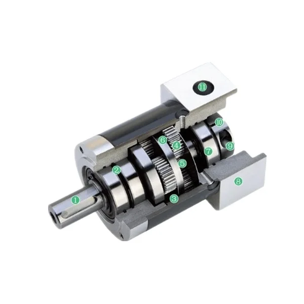 

high precision high torque bevel planetary gear box