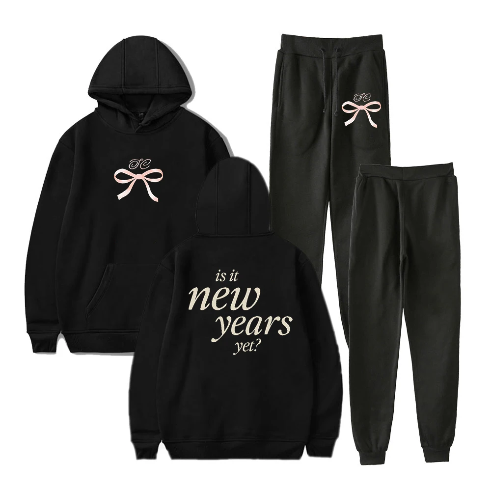 Sabrina Carpenter Fruitcake Album is it new years yet Merch Women Men Hoodie Jogger Pants Two Piece Set Sweatshirts+Sweatpants