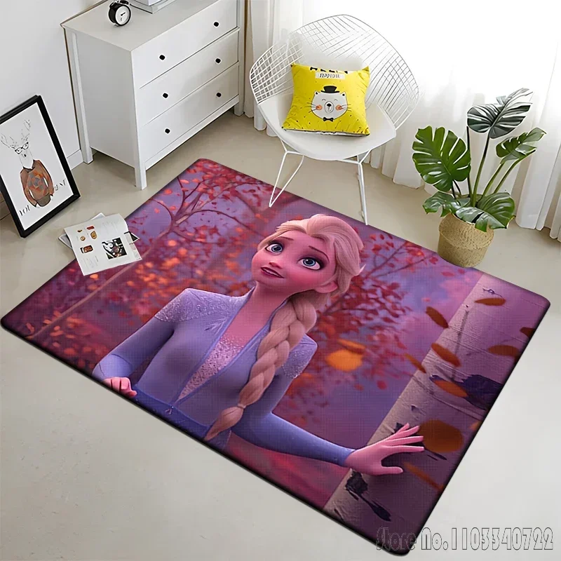 

Frozen Carpet Girl Room Princess decoration bedroom living room decoration anime rug area rug carpets bedroom decor rug