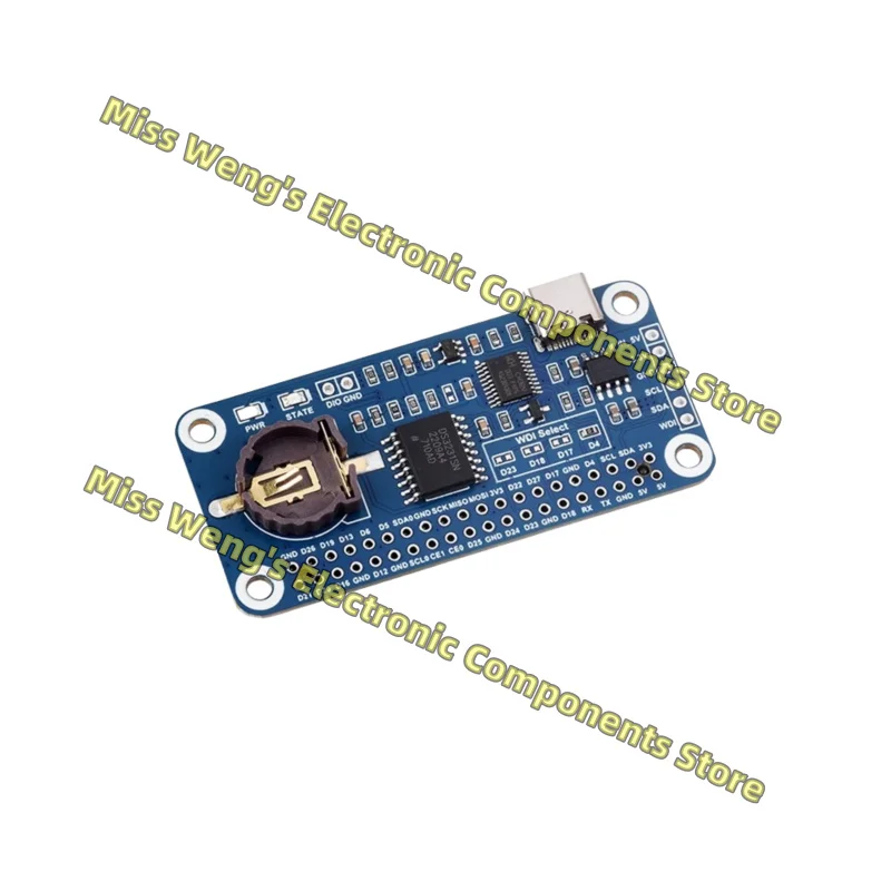 NVIDIA/Raspberry Pi RTC watchdog expansion board B-type high-precision DS3231SN clock chip RTC Watchdog HAT (B)