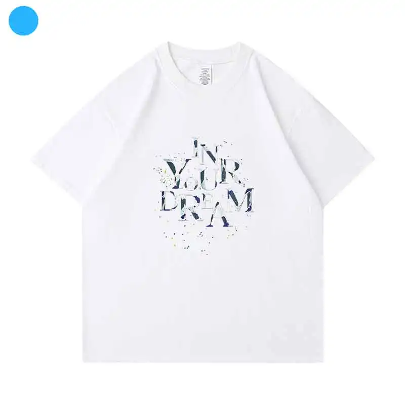 Nct Dream Seoul Encore Concert The Dream Show2 Around The Same Men\'s And Women\'s Cotton Short-Sleeved T-Shirt Star Clothes