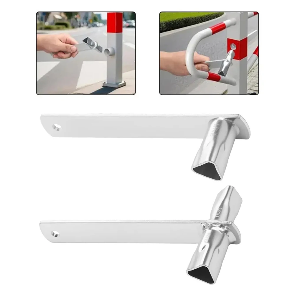 Car Barrier Key Metal Double Head Anti-collision Column Wrench Single Head  Anti-collision Column Wrench Car Lock System