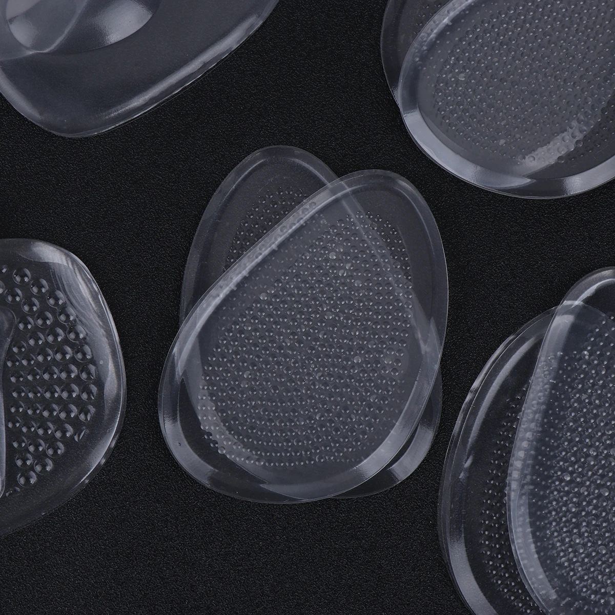 

6 Pairs High Heel Pads Non Slip Cushion Forefoot Insoles Shoes Comfort Anti Pain Walking Foot Care Forefoot Toe Insoles Tools