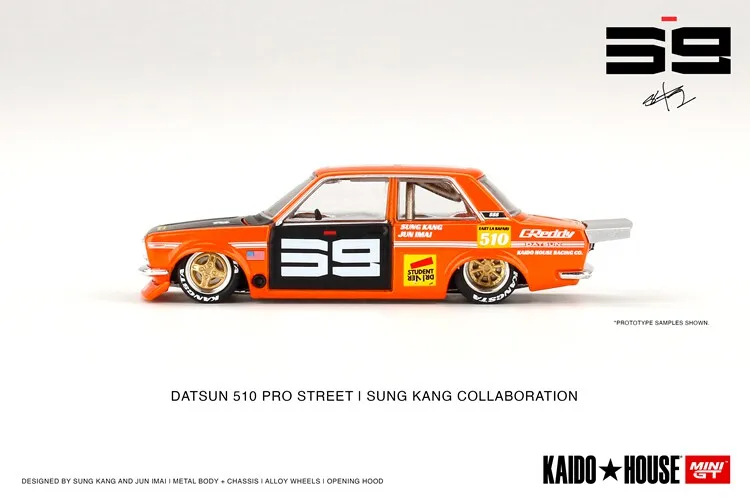 Diecast Kaido House 1:64 Scale Datsun D510 Alloy Car Model