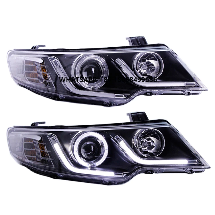 

12V Car LED Headlight Assembly for Kia Cerato 2009-2014 With DRL Front Headlamp Assembly Front Lamp Bi-xenon Projector Lens