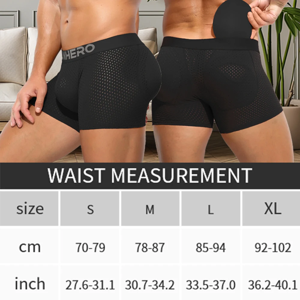 Mutandine di cotone da uomo sexy Boxer intimo maschile Pantaloncini da uomo solidi Biancheria intima traspirante Boxer a righe boxer da uomo 2/3/4 pezzi